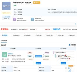 华为成立云计算公司，加速布局新领域